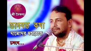 দেখুন ভারত থেকে এসে ভক্তি স্বরুপ দামোদর মহারাজ কী সুন্দর ভাগবত কথা পাঠ করলেন, damudor moharaz,2020