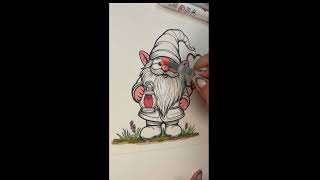 Transform This Kawaii  Dwarf with a Burst of Color! 🖍️✨#adorableart #colorandcreate #kawaiiart