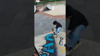 평촌파크 오랜만에 본네스연습~^^ #skateboarding #스케이트보드 #본네스