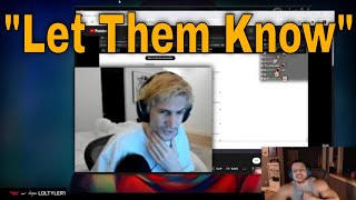 Tyler1 Reacts to XQC defending Him