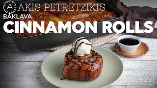 Baklava Cinnamon Rolls | Akis Petretzikis