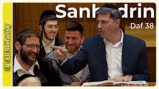 Daf Yomi Sanhedrin Daf 38 by R’ Eli Stefansky