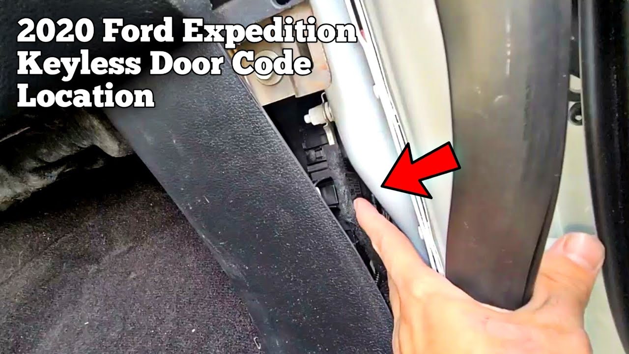 2020 Ford Expedition Keyless Entry Code Location Youtube
