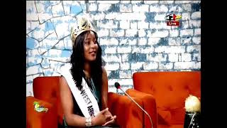 Miss West Africa 2023 Head Crown Queen 👑, Live program at CRtv Cameroon 🇨🇲