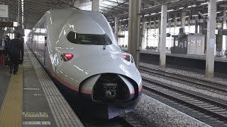 越後湯沢駅で分割するＥ４系Ｍａｘとき１６両編成を撮ってみた