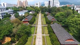 淡江大學宮燈大道  空拍