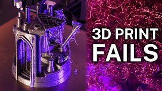 EPIC 3D PRINTER FAILS (TIMELAPSE) / OCTOLAPSES)