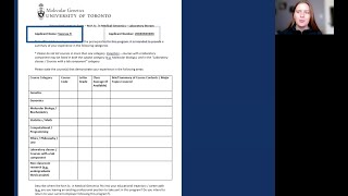 transcript summary form explanation video