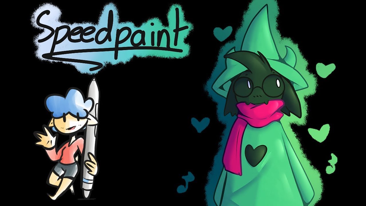 Ralsei Speedpaint Delta Rune Speedpaint Youtube