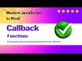 Understanding Callback Functions in JavaScript (Hindi) | JavaScript Callback Functions In Hindi