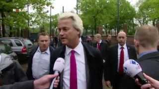 Geert Wilders op bezoek in Schilderswijk