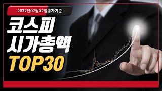 코스피 시가총액 순위 TOP30