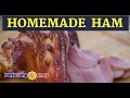 Homemade Cured Ham with Brown Sugar Honey Glaze