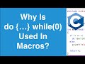 do {...} while(0) In Macros Pattern | C Programming Tutorial