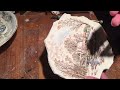 how to cut a china plate with a manual glass cutter