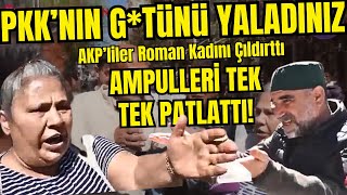 ROMAN KADIN MEYDANI İNLETTİ! PKK'NIN G*TÜNÜ YALADINIZ ULAN!   ŞIMARIK YÜZSÜZLER | Sokak Röportajları