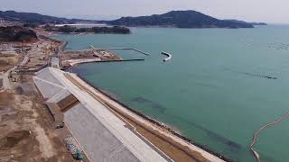 2018-03-11 陸前高田市高田地区海岸 防潮堤