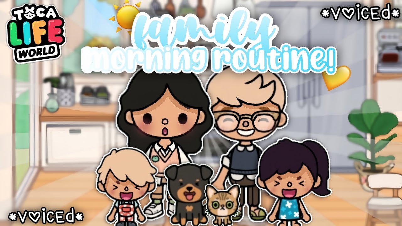 *NEW* Family Morning Routine ☀️💕 |Voiced 🔊 | Toca Boca Roleplay | Toca ...