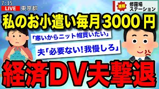 嫁のお小遣い毎月3000円→経済DV夫を撃退！【ゆっくり解説】