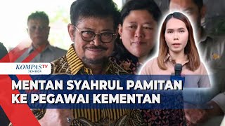 Mentan Syahrul Temui Pegawai Kementan dan Dijadwalkan Bertemu Presiden Jokowi