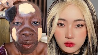 VIRAL BOMB  KOREAN 😱🔥 Makeup Transformation🔥 Cirurgia Plastica 💉💉😳🔥 Makeup Tutorial
