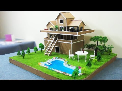 How To Make A Beautiful Mansion House From Cardboard - Dream House - Project For Kids How To Make A Beautiful Mansion House From Cardboard - Dream House - Project For Kids