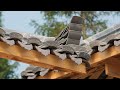 ep.2 self built chinese wooden house diy side house framing and tile covering｜carpenter anxu