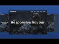 Responsive Navbar using HTML CSS and JavaScript