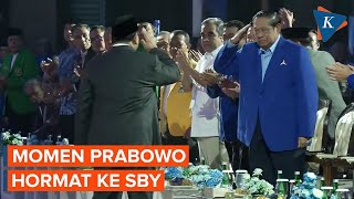 Momen Prabowo Hormat ke SBY: Beliau Sahabat sekaligus Senior Saya