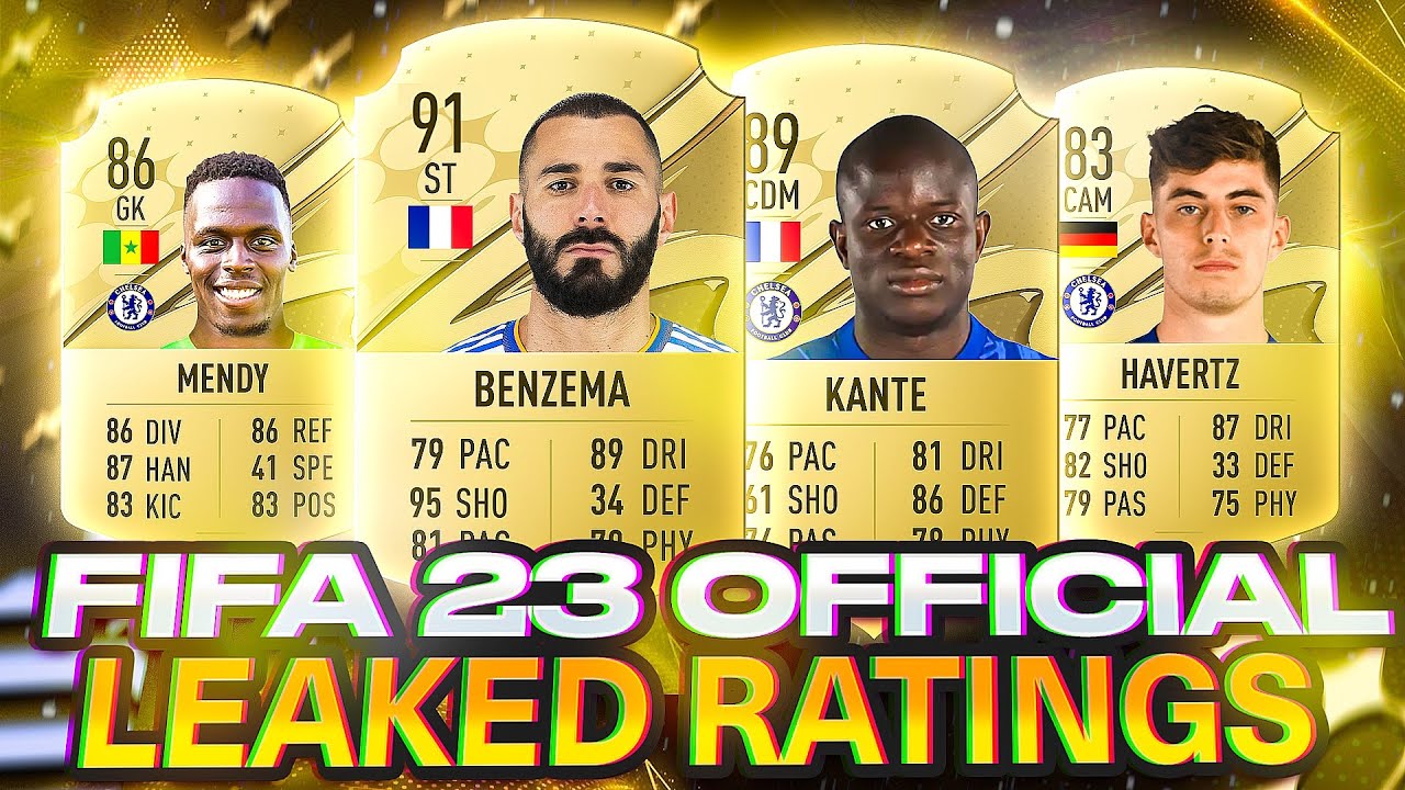 20 Official Player Ratings Leaked In FIFA 23 Ultimate Team? - YouTube