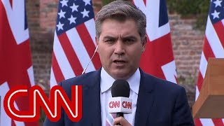 President Trump refuses question from CNN's Jim Acosta