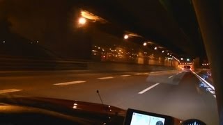 レガシィで夜の仙台市走行 中心部～仙台西道路を通り錦ヶ丘まで　車載動画　GZ-E265