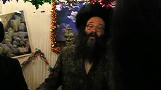 Spinka Rebbe of Boro Park celebrating Sukkos