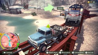 Trains Ruined All Loads On Russian Zed On Bridge | Off The Road Unleashed Nintendo Switch HD