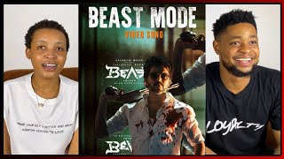 African Couple Reacts To Beast Mode - Video Song | Beast | ThalapathyVijay | Anirudh | Sun Music