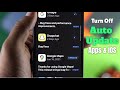 How to Turn off Automatic Software Updates on iPhone iOS 15 [Apps & iOS Both Included]