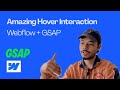 How to Make a Simple Webflow + GSAP Animation: Link Reveal on Hover