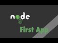 Node.js - Tutorial - First Application