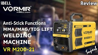 iBELL VORMIR VRM200-21 Inverter MMA/MAG/TIG LIFT Welding machine II Review \u0026 Testing ,(small video)🤩