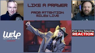 Miley Cyrus - Like A Prayer (Attention Miley Live) | REACTION