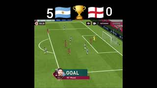 Argentina vs England| Final-FIFA MOBILE Highlights Part 6|Messi 6 gol#shorts #fifa mobile #Victor