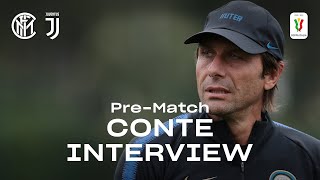 INTER vs JUVENTUS | ANTONIO CONTE INTER TV EXCLUSIVE PRE-MATCH INTERVIEW 🎙⚫🔵 [SUB ENG] #CoppaItalia​