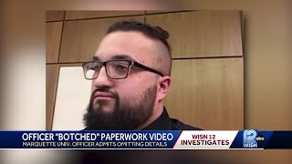 On witness stand, officer admits 'botching' paperwork on purpose