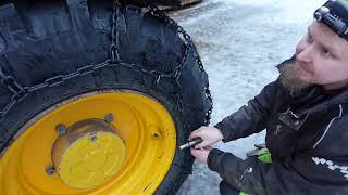 Korjataan kurottajan luistonesto | Fixing a traction issue on JCB telehandler