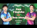 FULL | Sun Yingsha vs Chen Meng (Finals, WTT Saudi Smash 2024)