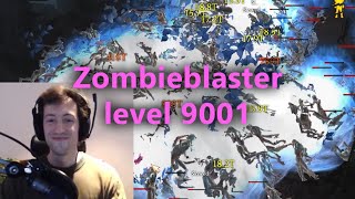 500 Zombies with one Exploding Palm - Zombieblaster lvl over 9000