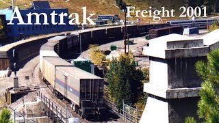 Amtrak Freight \u0026 RoadRailers at the Moffat Tunnel on the California Zephyr, 2001