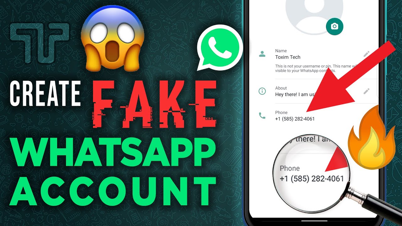 How To Make Fake WhatsApp Account In 2021 | Virtual Number For WhatsApp ...