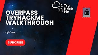 Overpass TryHackMe Walkthrough 🔐 | Ethical Hacking Lab (Full Guide)