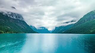 Beautiful Norwegian Landscape, Traditional Viking and Norway Music | Motivation, Focus #norwaymusic